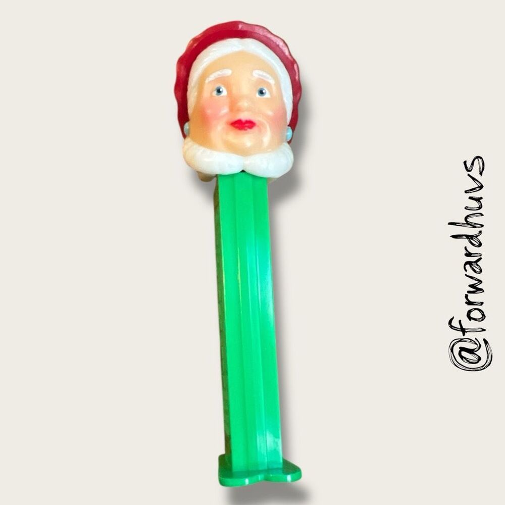 Bundle Sale 3 for $15 | Vintage PEZ Dispenser – Mrs. Claus Green Stem